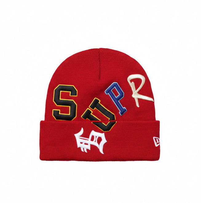 Supreme New Era®️ Arc Beanie – Red