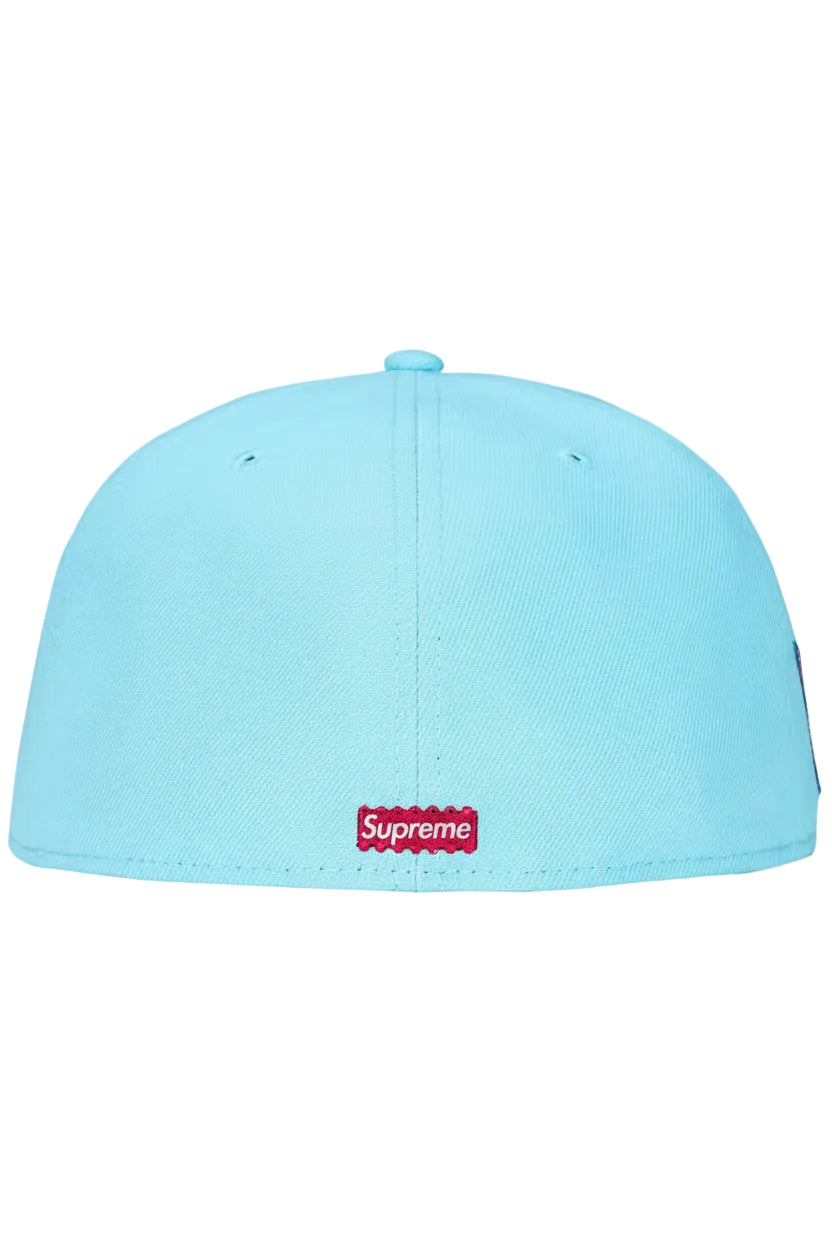 Supreme Swarovski S Logo New Era 59FIFTY – Light Blue
