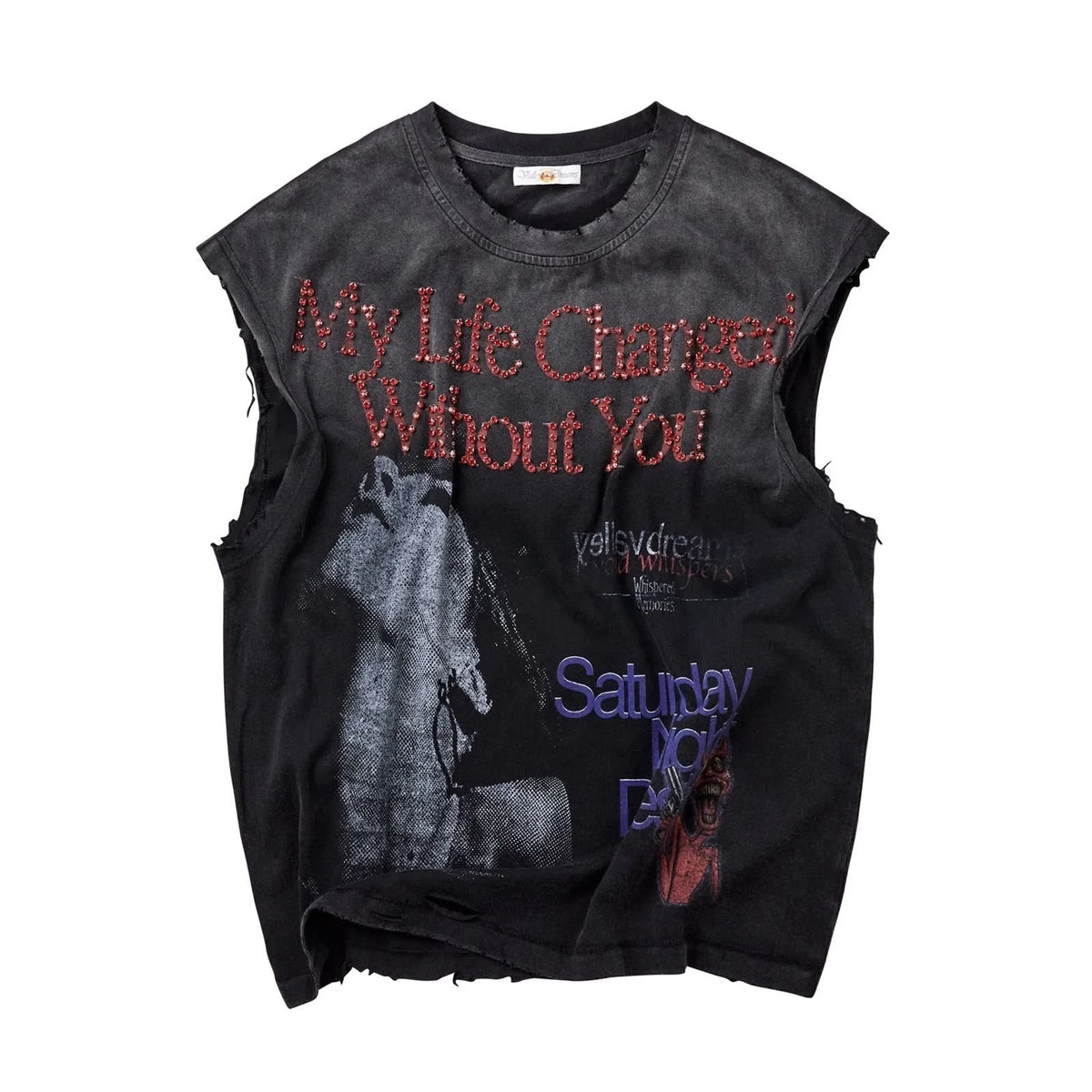 Vale Forever Growth Tank Sleeves-Black