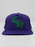 CHROME HEARTS HAT PURPLE-GREEN