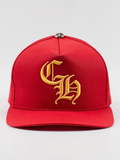 CHROME HEARTS HAT RED-YELLOW