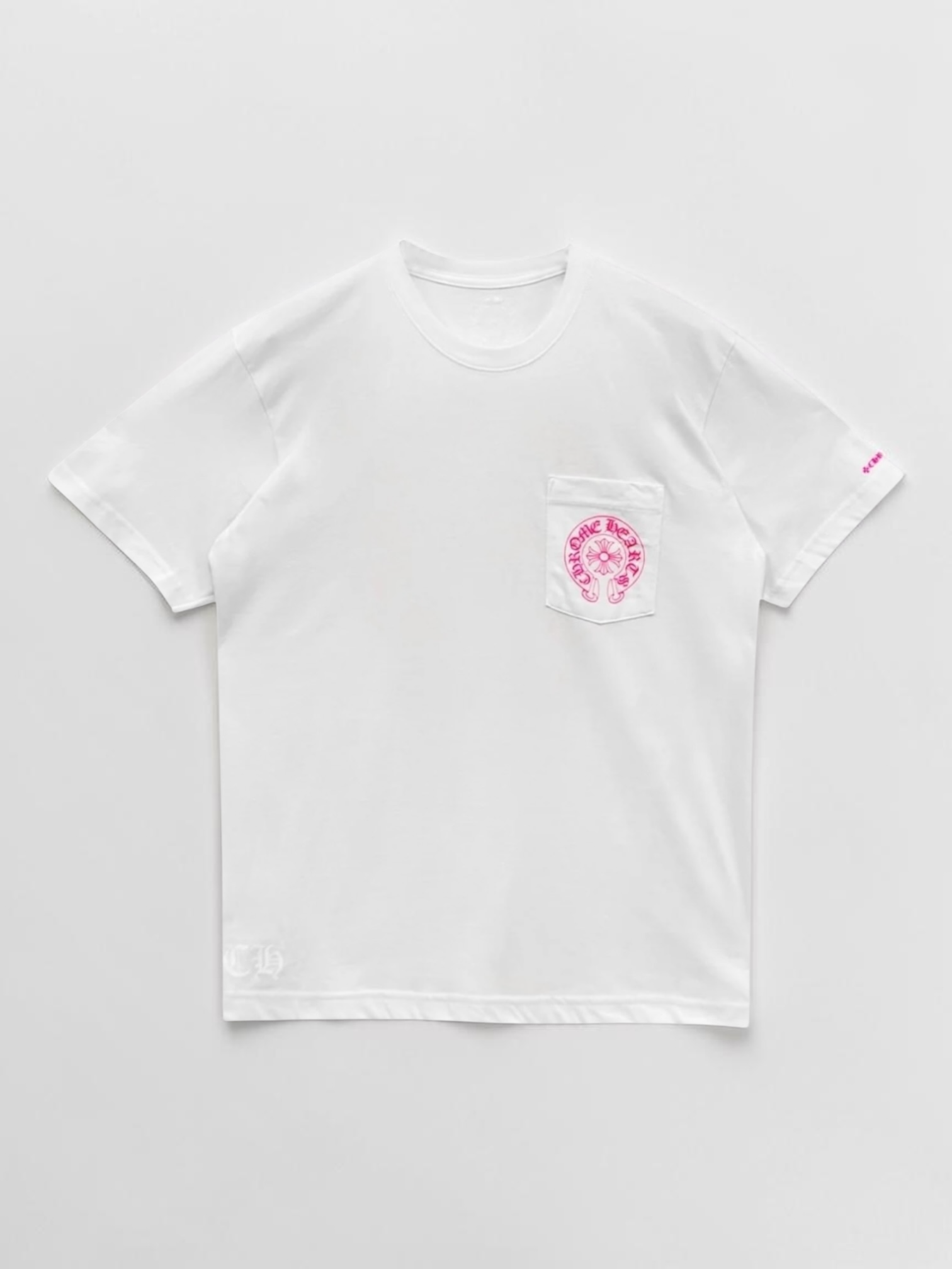 CHROME HEARTS T-SHIRT LOGO PINK