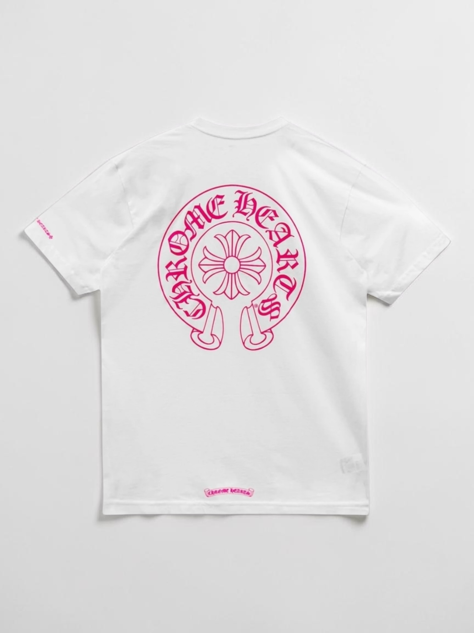 CHROME HEARTS T-SHIRT LOGO PINK