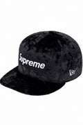 Crushed Velvet Box Logo New Era Black - fronte