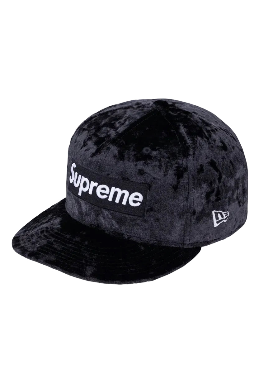 Crushed Velvet Box Logo New Era Navy - fronte