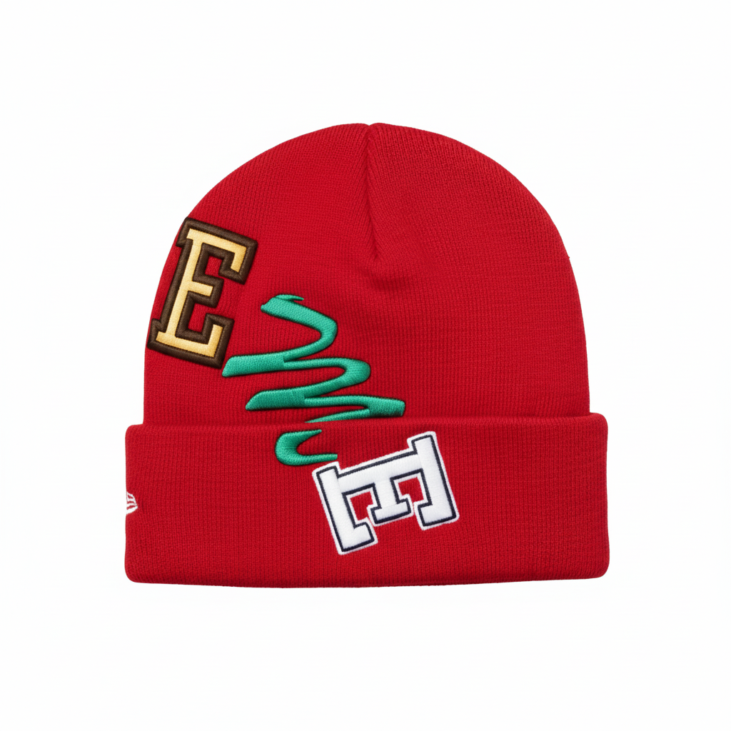 Supreme New Era®️ Arc Beanie – Red