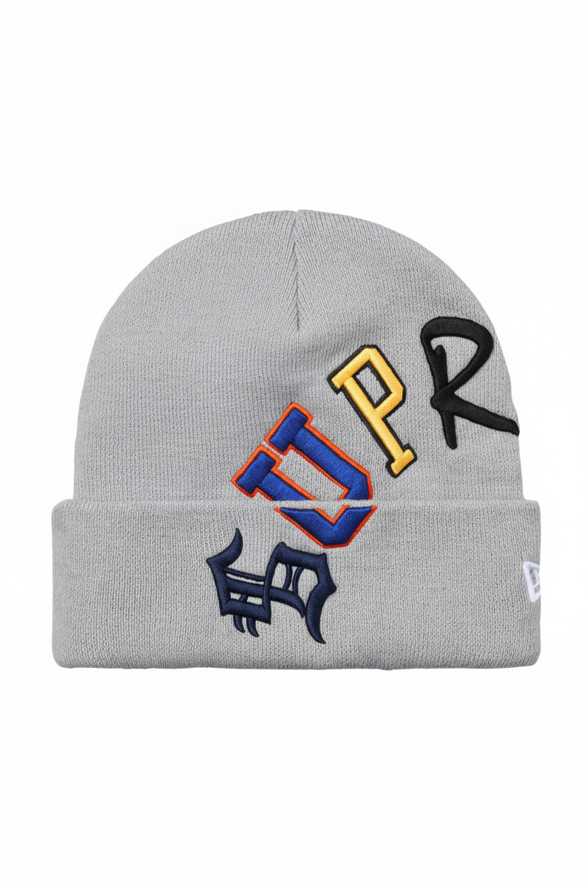 Supreme New Era®️ Arc Beanie – Grey