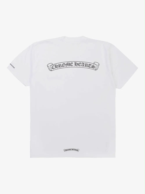 Chrome Hearts Scroll Logo T-Shirt White