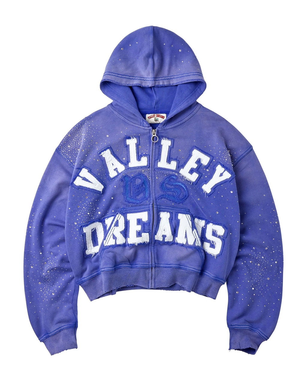 Vale Forever Classico Zip Up Hoodie – Sapphire Blue