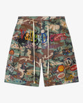 DIY Camo Jorts dettaglio