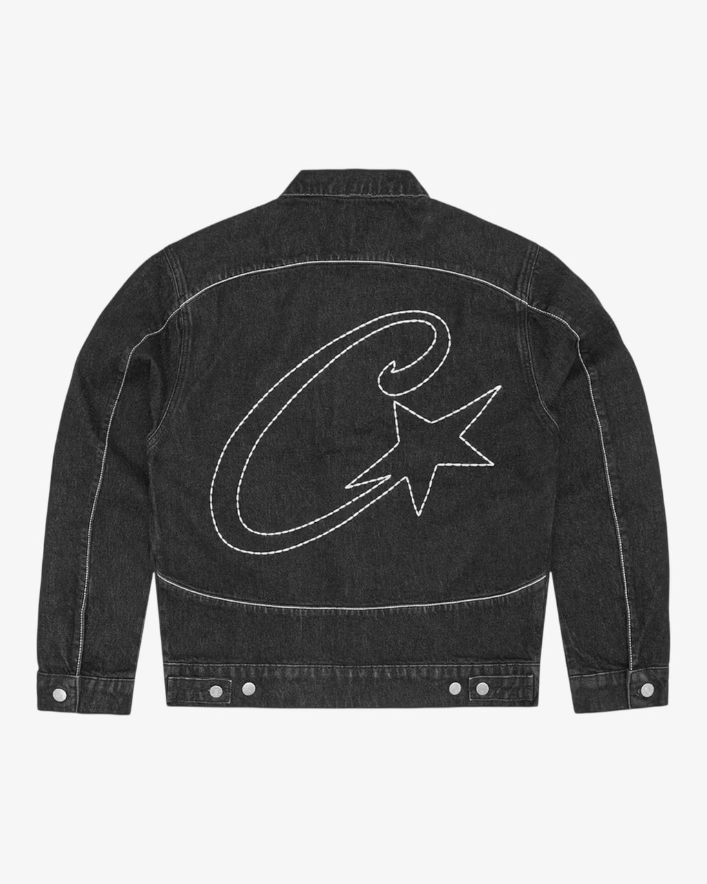 Denim Jaket Black Corteiz retro