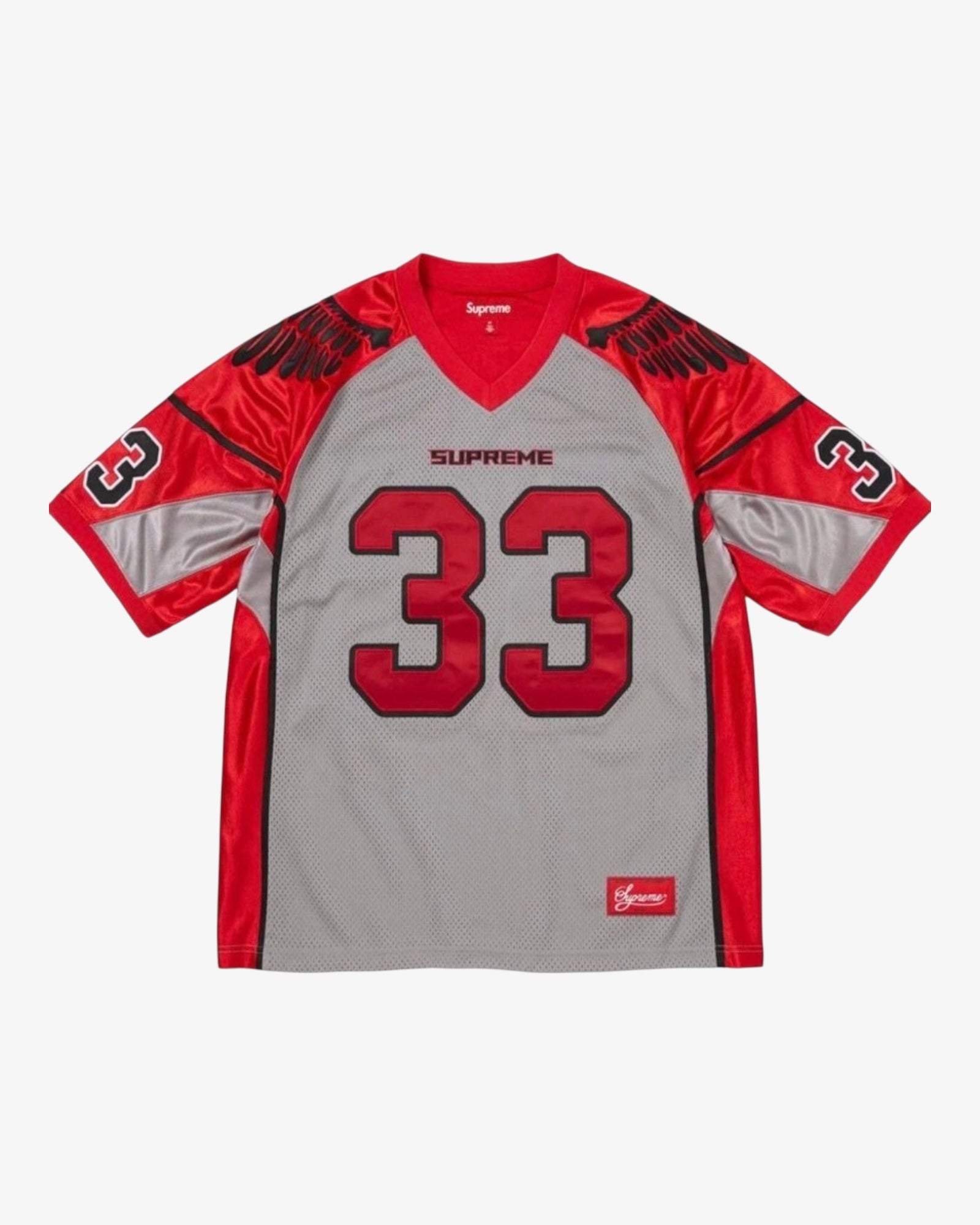 Wings Football Jersey Red fronte
