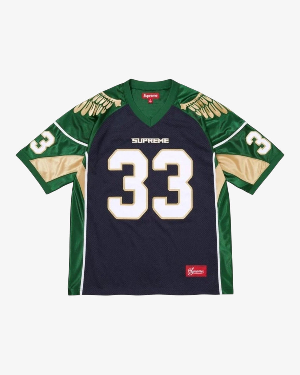Wings Football Jersey Blue retro