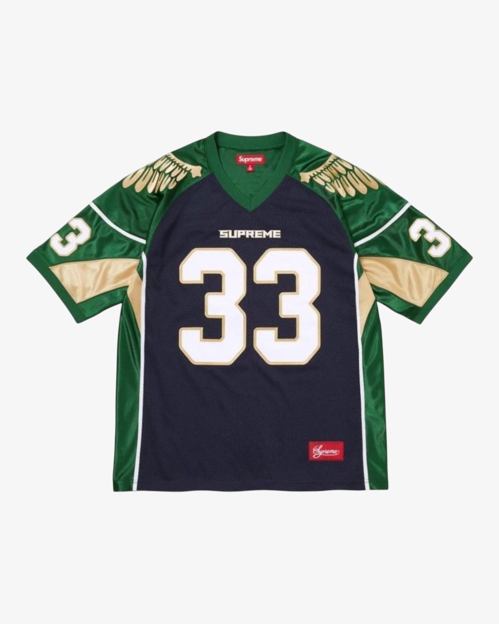 Wings Football Jersey Blue retro
