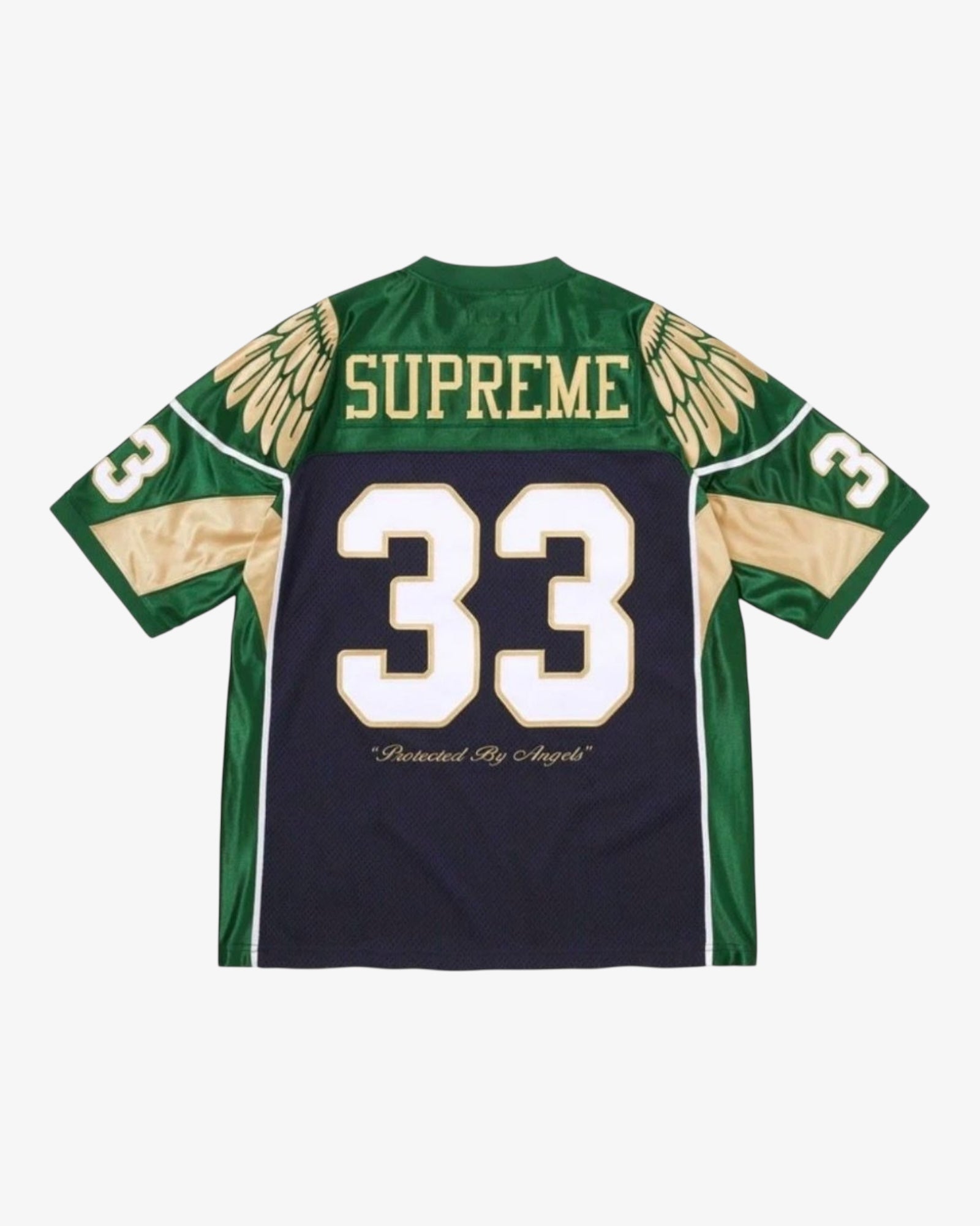 Wings Football Jersey Blue fronte