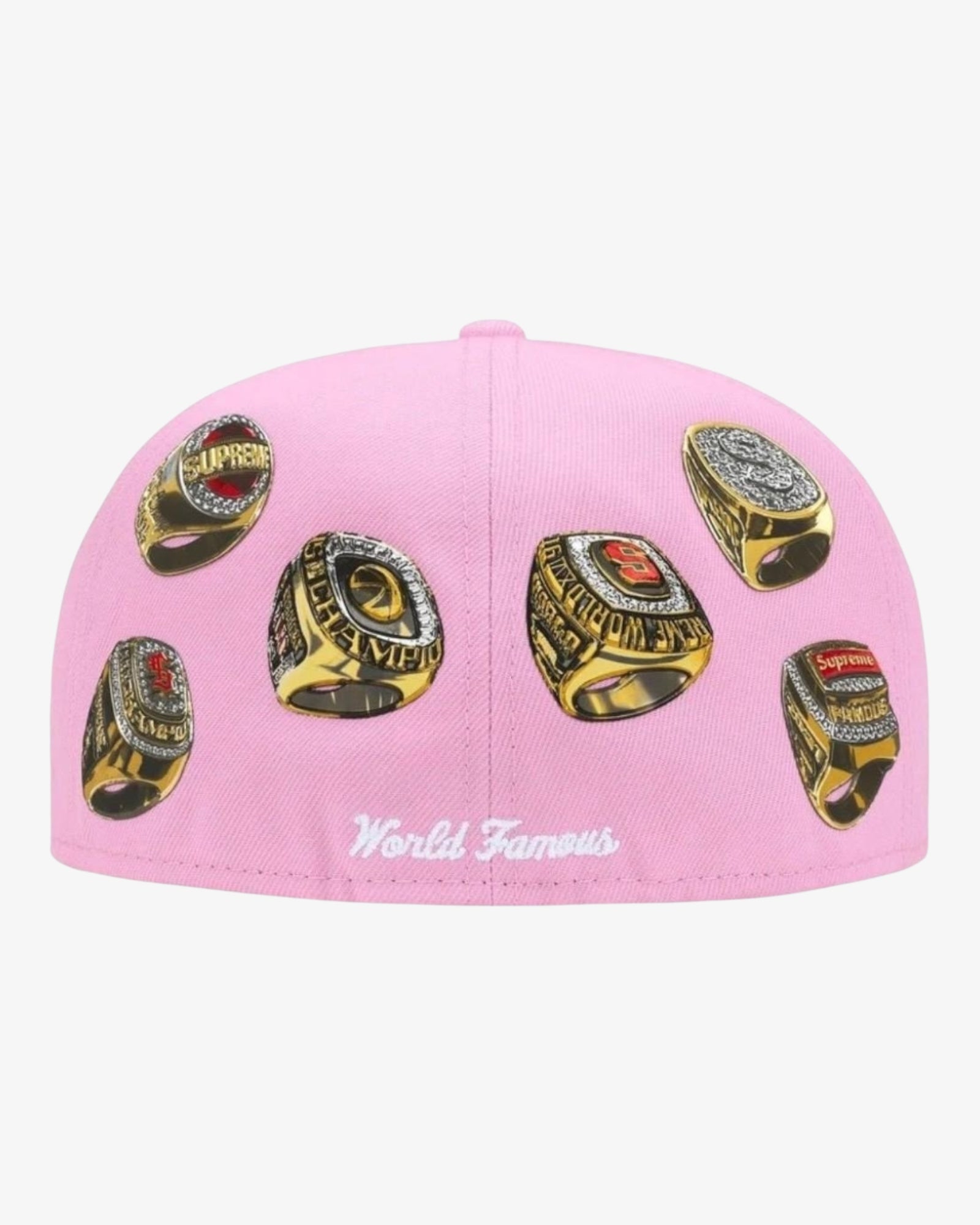 Rings Box Logo New Era Pink dettaglio