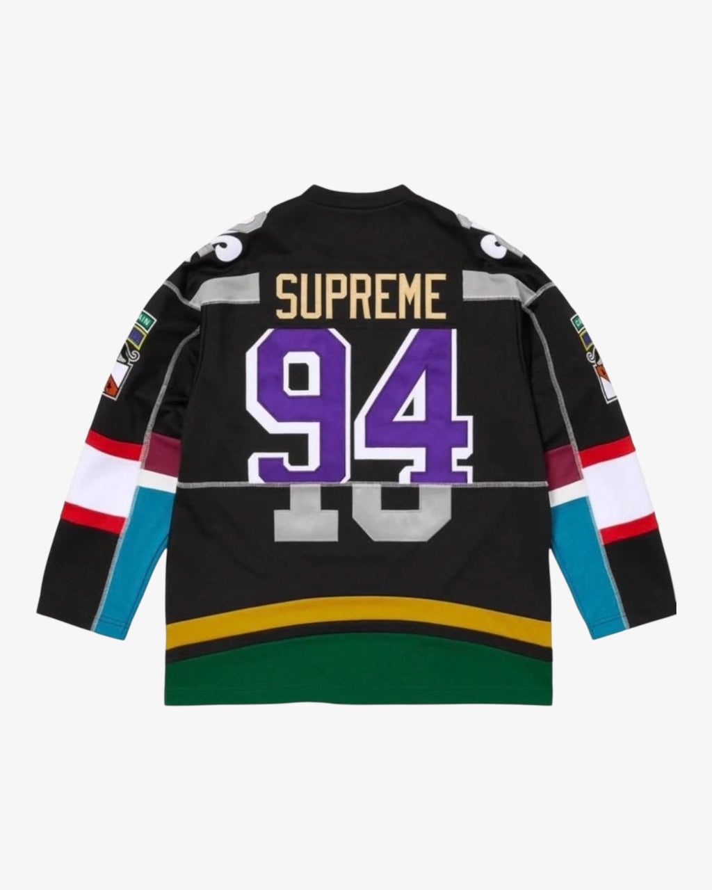 Paneled Hockey Jersey Black