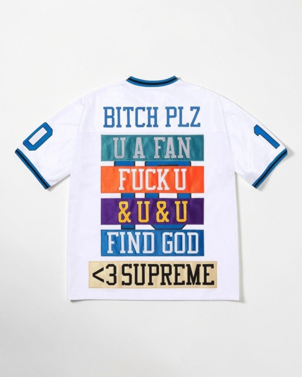 SUPREME JERSEY WHITE
