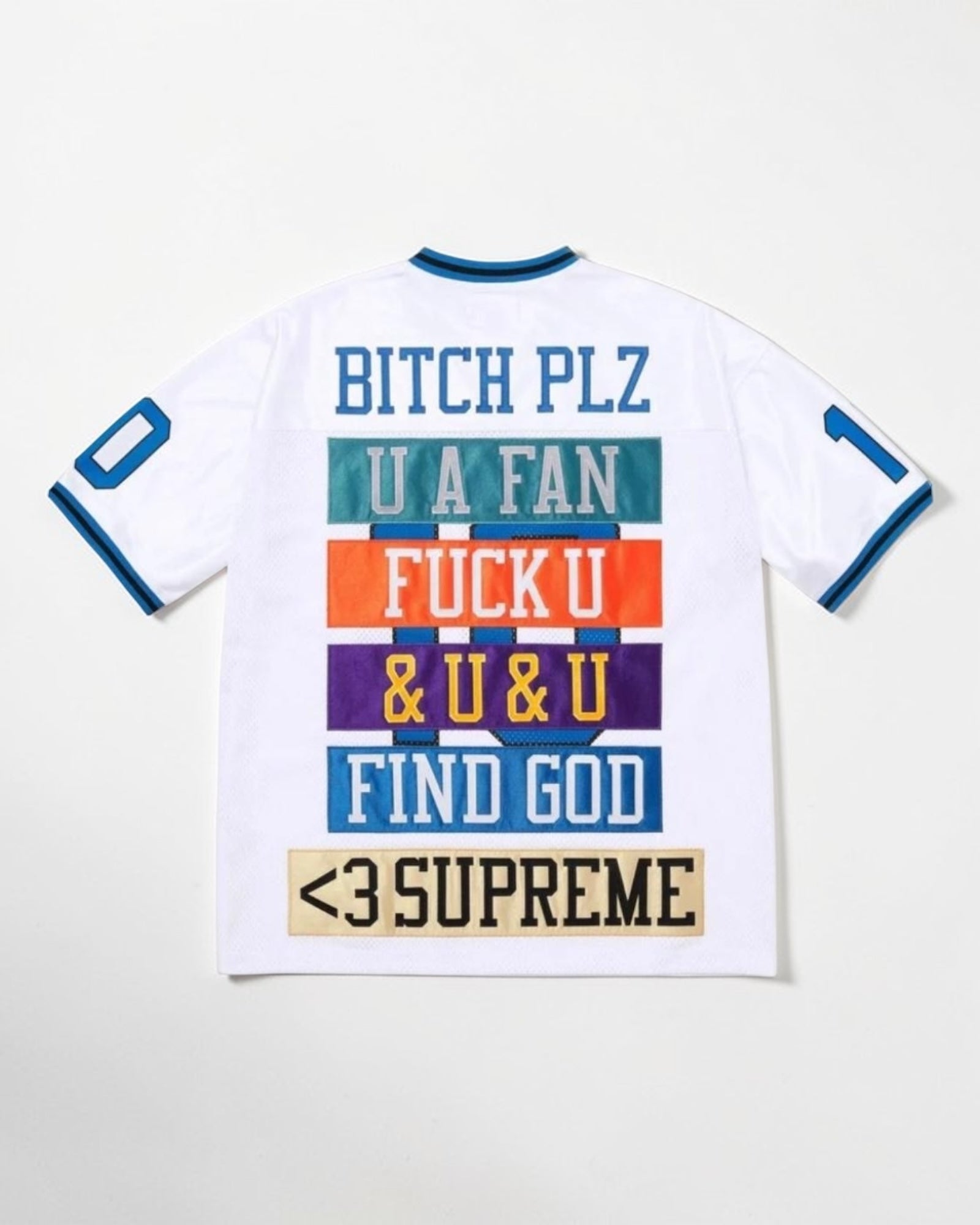 SUPREME JERSEY WHITE