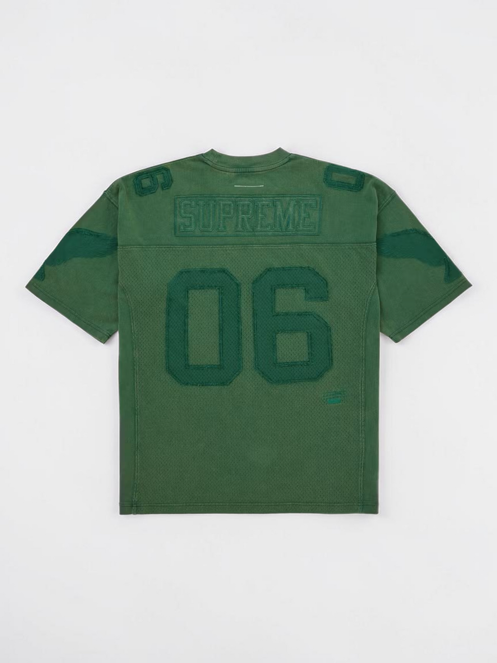 SUPREME X MM6 MAISON MARGIELA FOOTBALL TOP GREEN