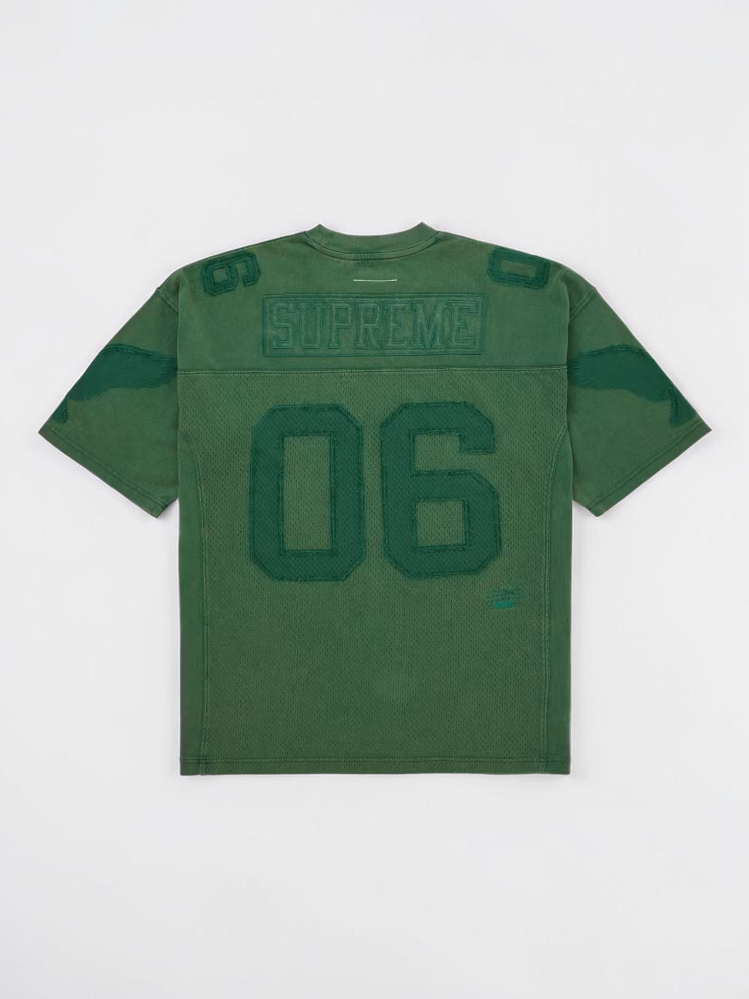 SUPREME X MM6 MAISON MARGIELA FOOTBALL TOP GREEN