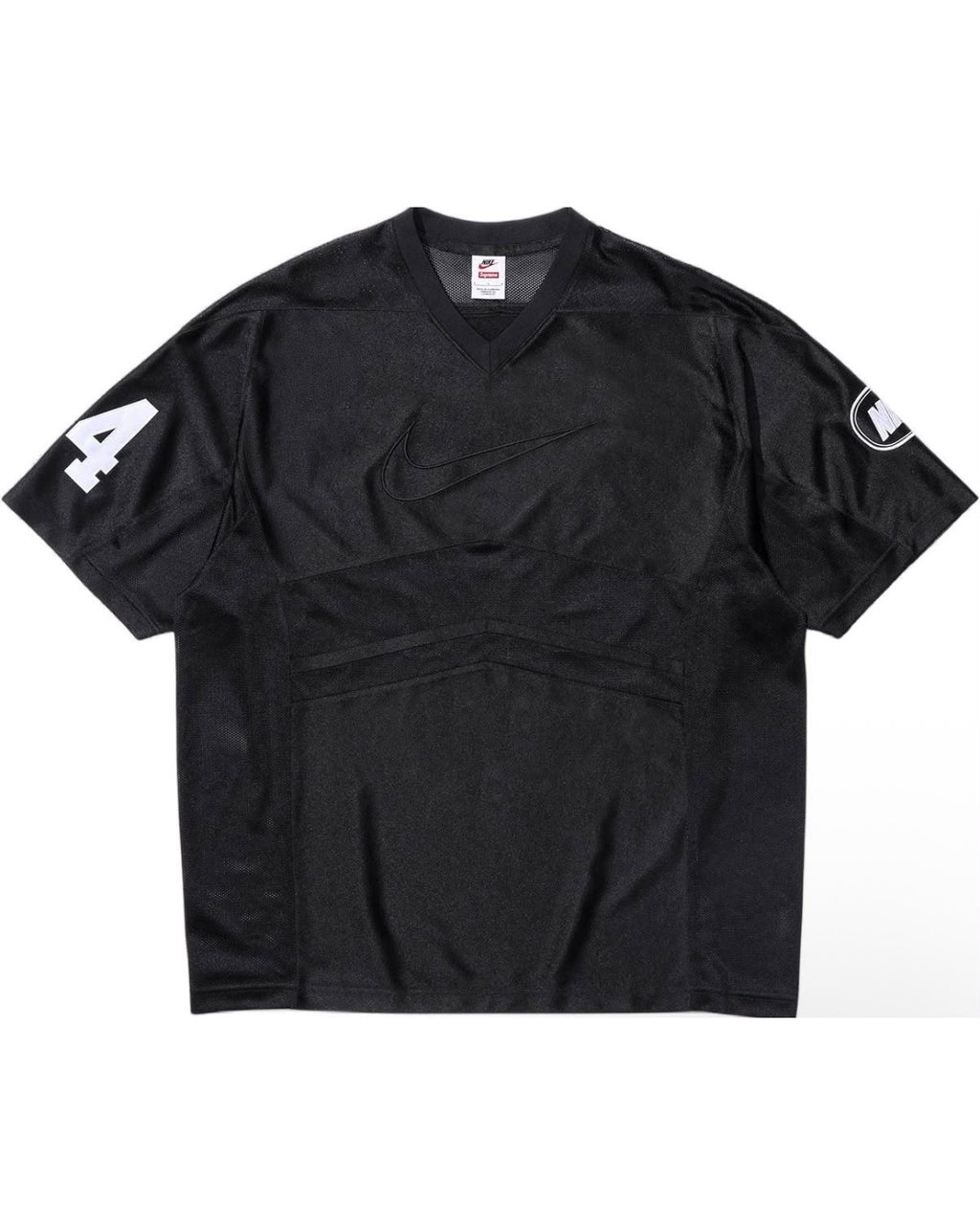 Supreme/Nike Football Jersey Black - fronte