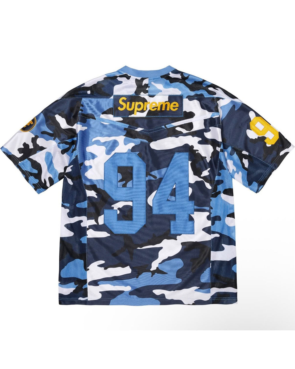 Supreme/Nike Football Jersey Blue Camo - retro