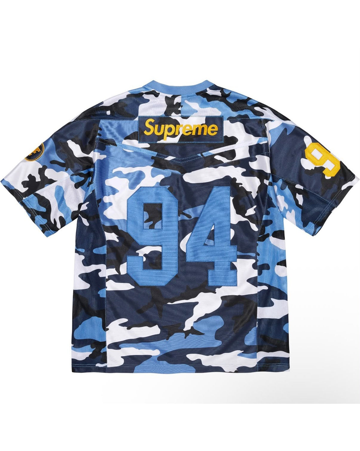 Supreme/Nike Football Jersey Blue Camo - retro