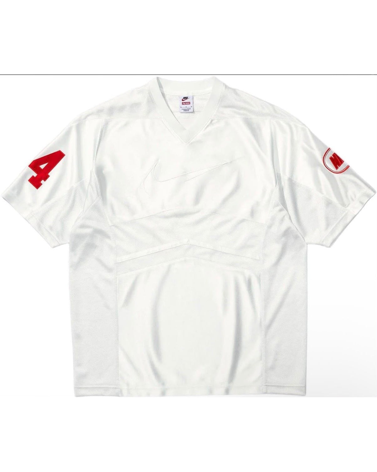 Supreme/Nike Football Jersey White - fronte