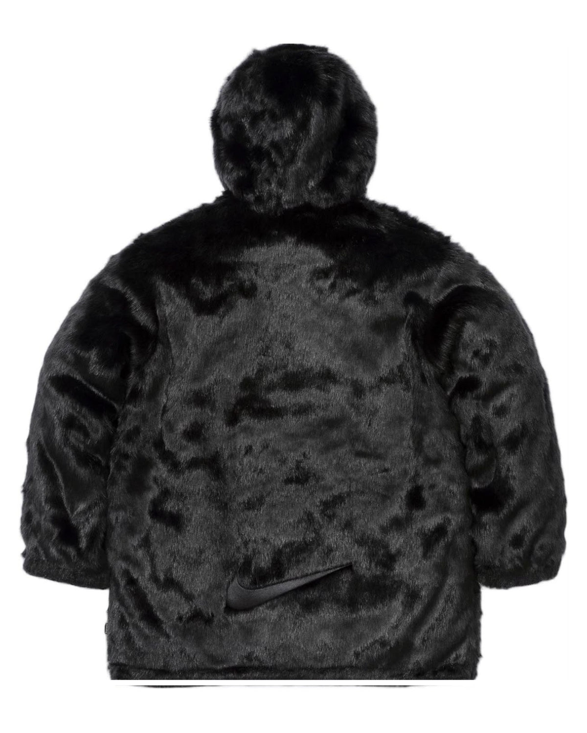 SUPREME/NIKE FUR REVERSIBILE PARKA - BLACK