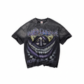 Valley Dreams T-shirt nera fronte, taglia XL, vestibilità molto crop