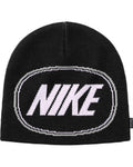 Supreme/Nike Oval Beanie Black - fronte