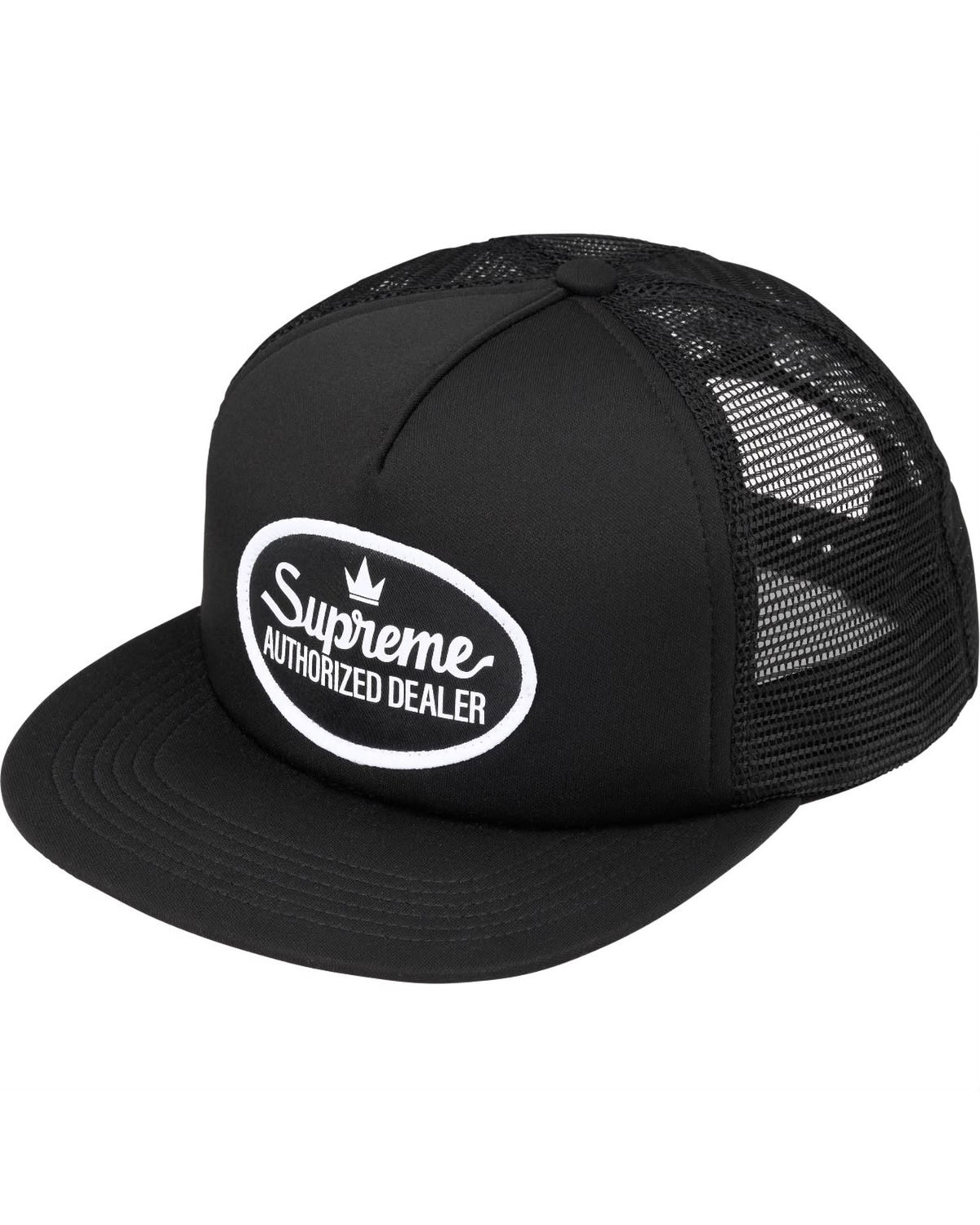 SUPREME AUTHORIZED MESH BACK 5-PANEL - BLACK