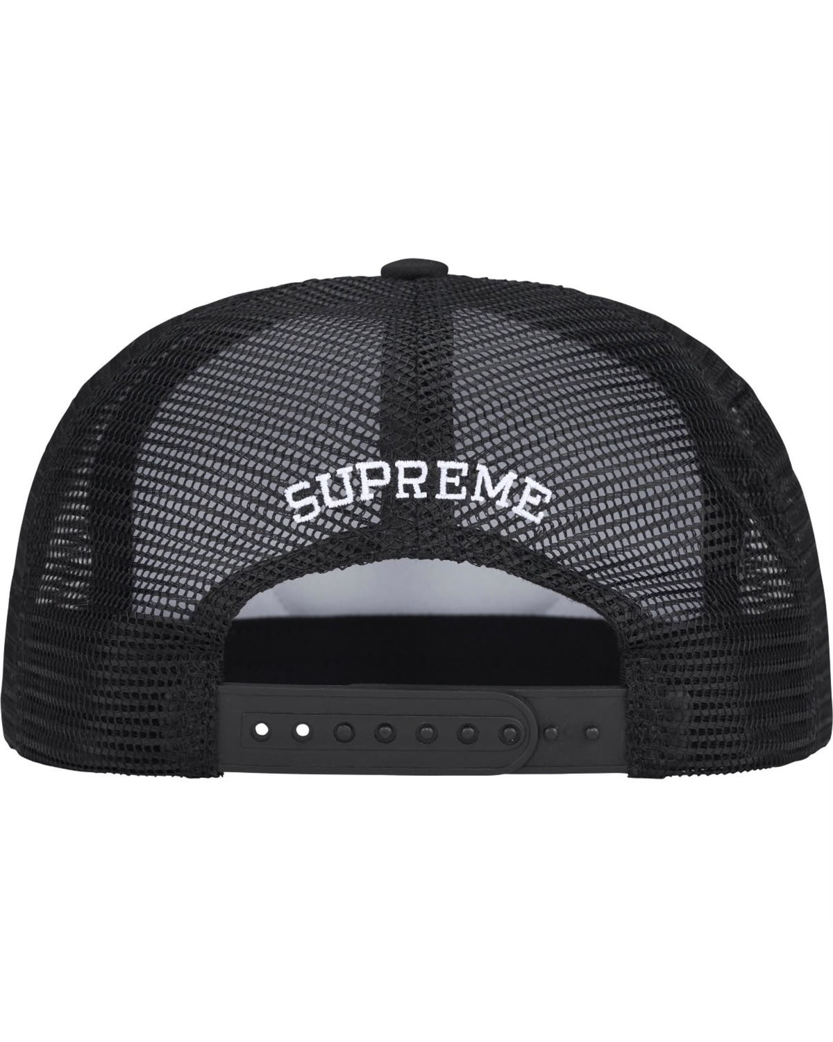 SUPREME AUTHORIZED MESH BACK 5-PANEL - BLACK