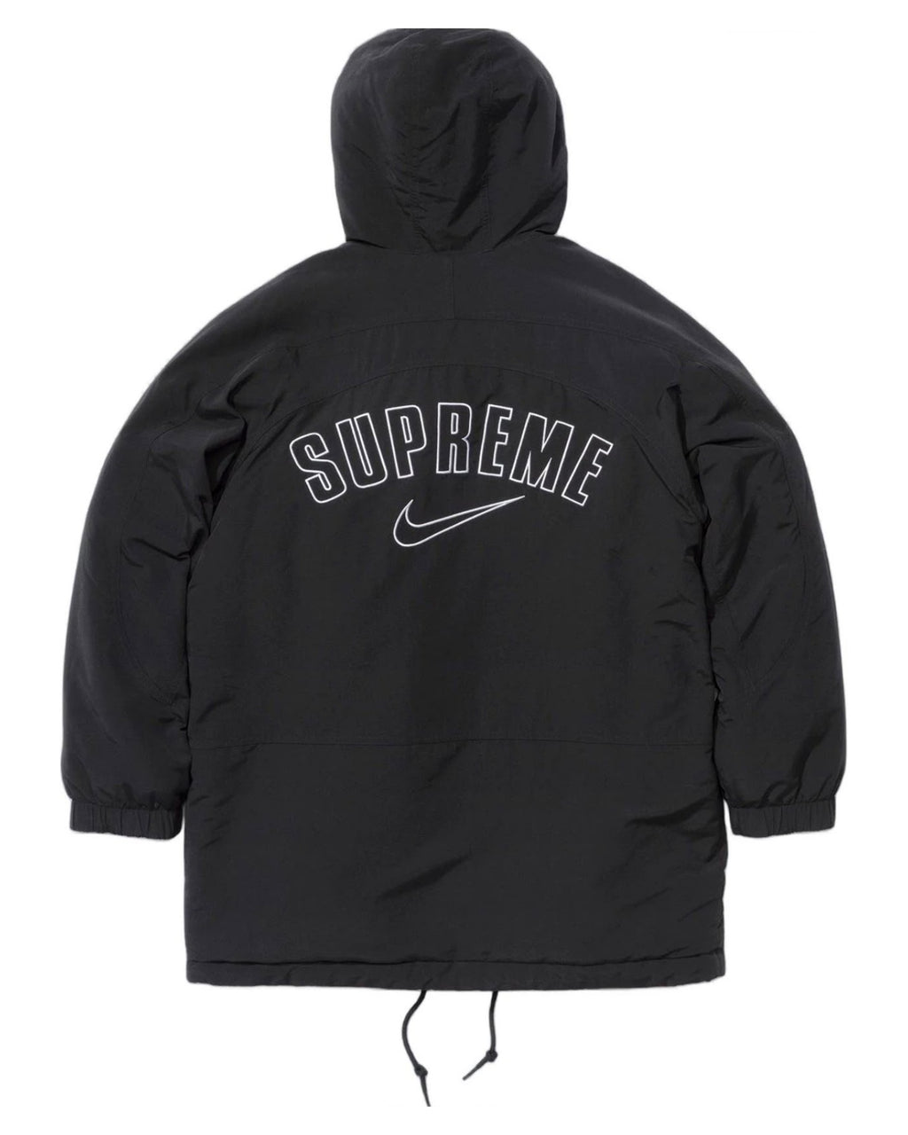 SUPREME/NIKE FUR REVERSIBILE PARKA - BLACK