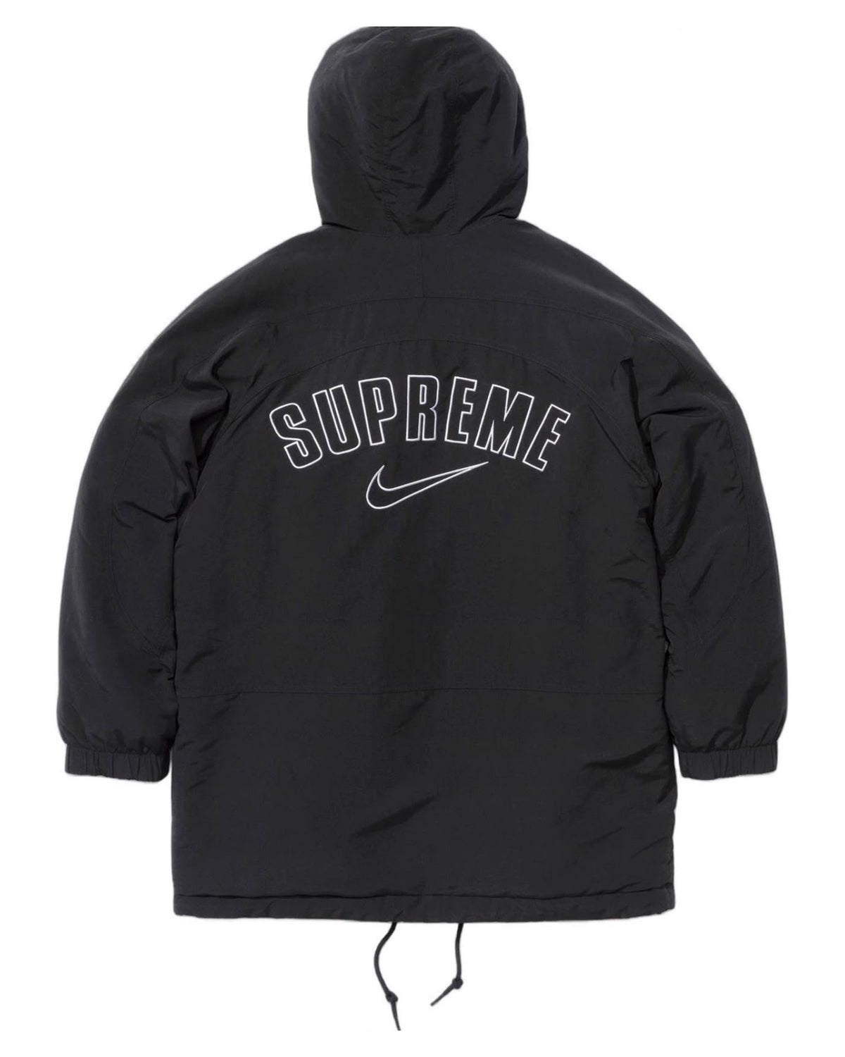 SUPREME/NIKE FUR REVERSIBILE PARKA - BLACK