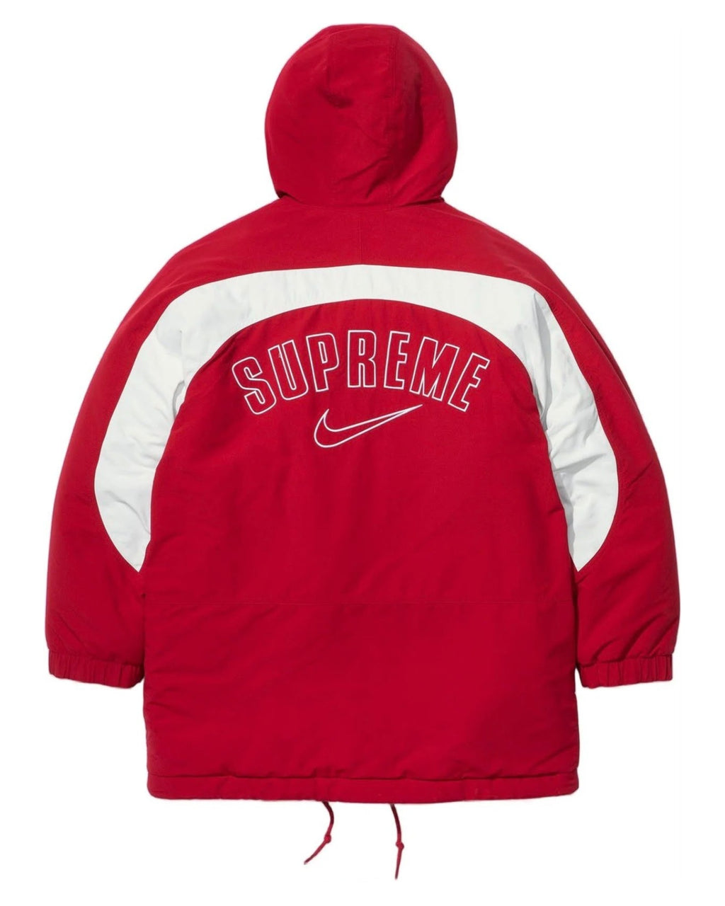 SUPREME/NIKE FUR REVERSIBILE PARKA - RED