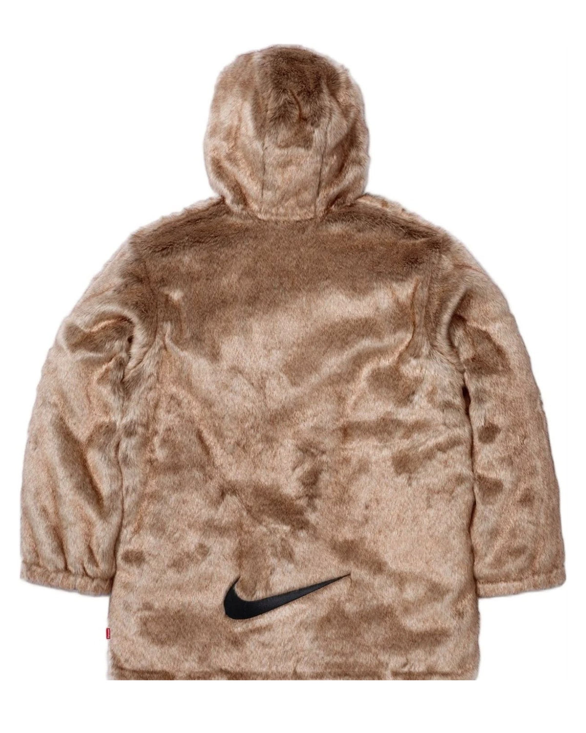 SUPREME/NIKE FUR REVERSIBILE PARKA - RED